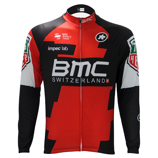 Abbigliamento BMC 2017 Manica Lunga e Pantaloncino Con Bretelle rosso e bianco - Clicca l'immagine per chiudere